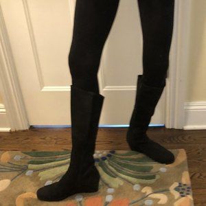 NIB-ARCHE Tall Black Nubuck, Suede Boots, sz10-41, GR8 w/ LEGGINGS, Orig. $525